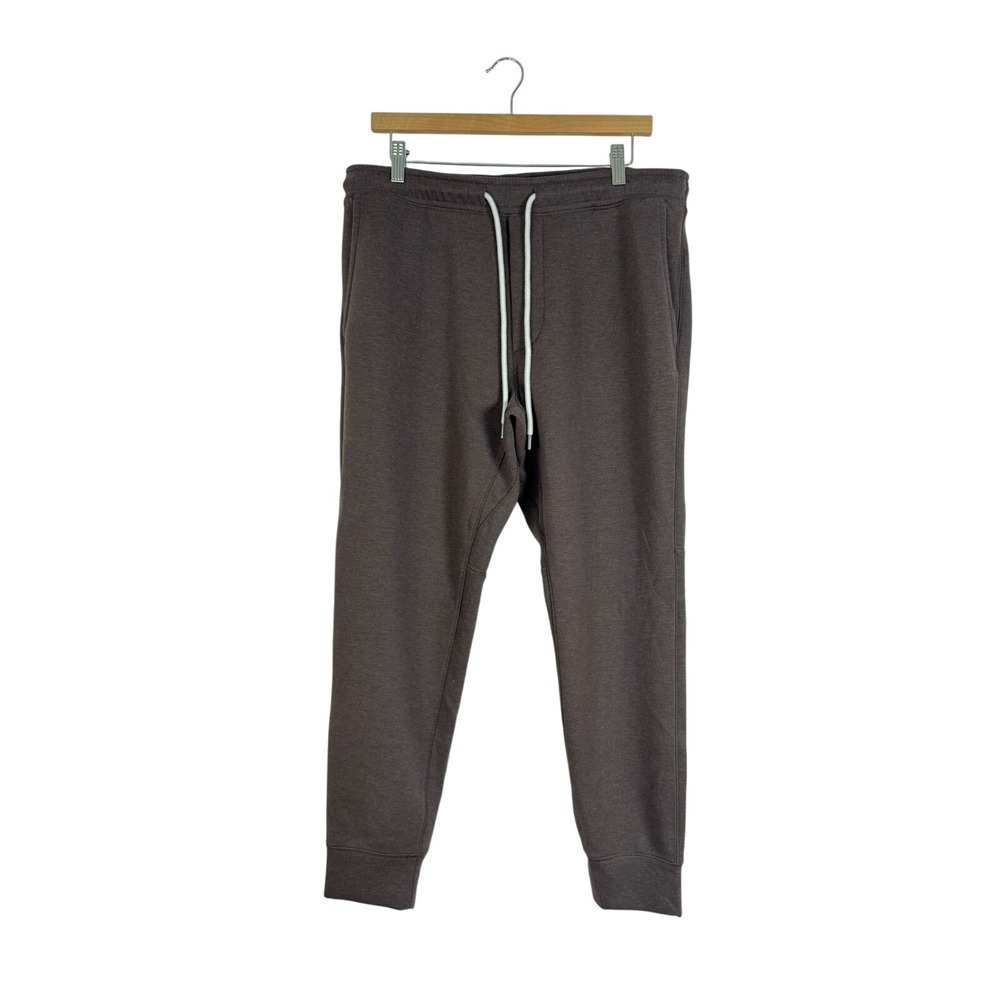 Loungewear American Eagle Mens Large Jogger Sweatpants Brown Fleece Drawstring